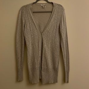 Joie Grey Long Sleeve Cardigan Sweater in Size Small
